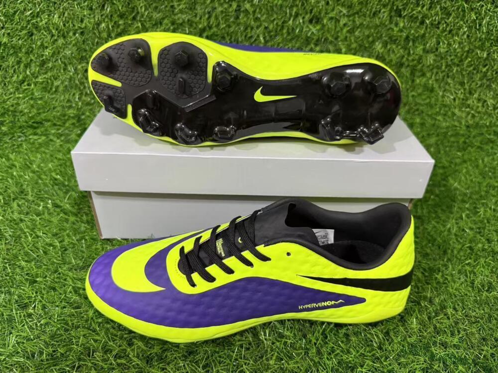 Nike Hypervenom Phantom FG Football Boots - Yellow/Bright Yellow/Deep Purple