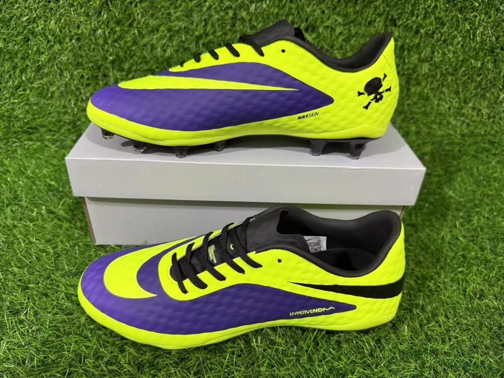 Nike Hypervenom Phantom FG Football Boots - Yellow/Bright Yellow/Deep Purple