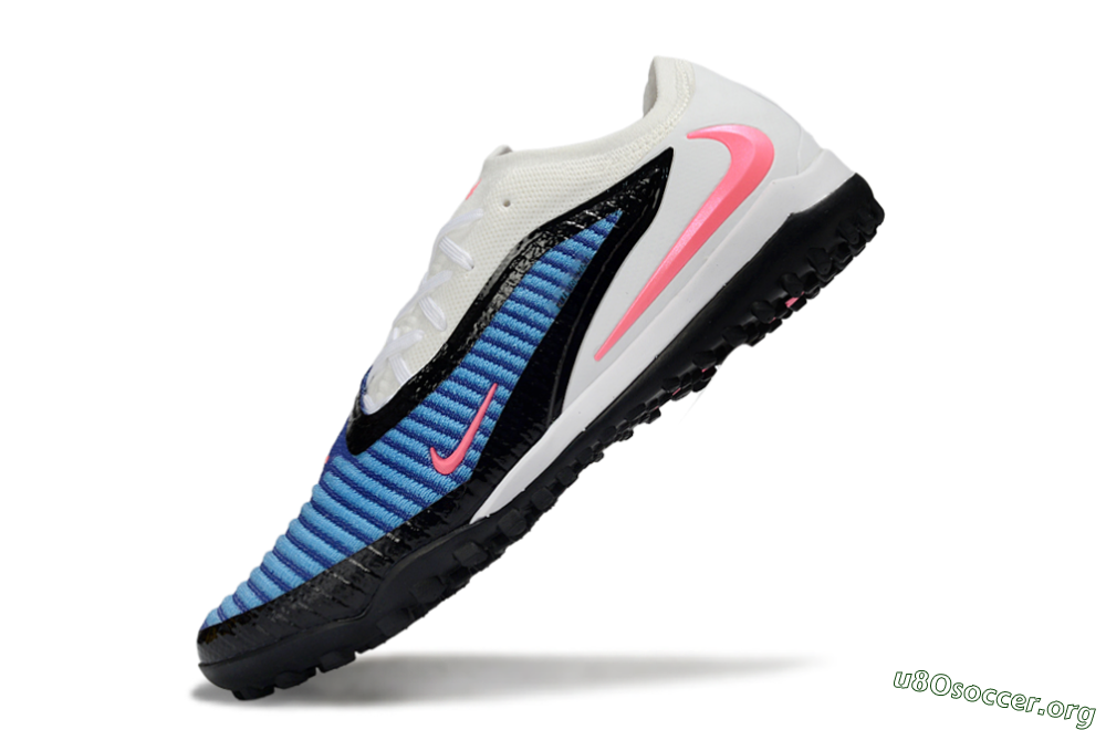 Nike Phantom 6 Low Elite TF Football Shoes - Blue/Electric Blue/Neon Pink 6