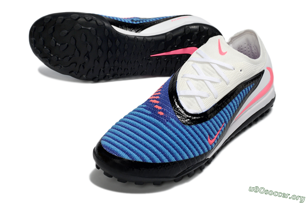Nike Phantom 6 Low Elite TF Football Shoes - Blue/Electric Blue/Neon Pink 0
