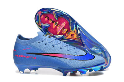 Nike Air Zoom Mercurial Vapor 16 Elite FG Football Boots - Blue/Electric Blue/Radiant Pink