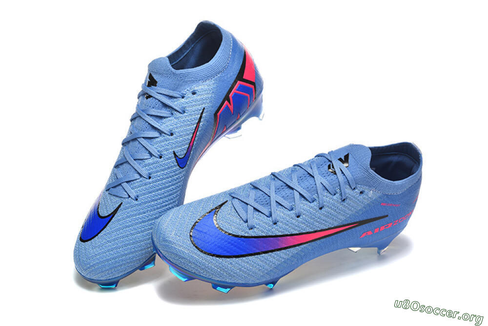 Nike Air Zoom Mercurial Vapor 16 Elite FG Football Boots - Blue/Electric Blue/Radiant Pink 6