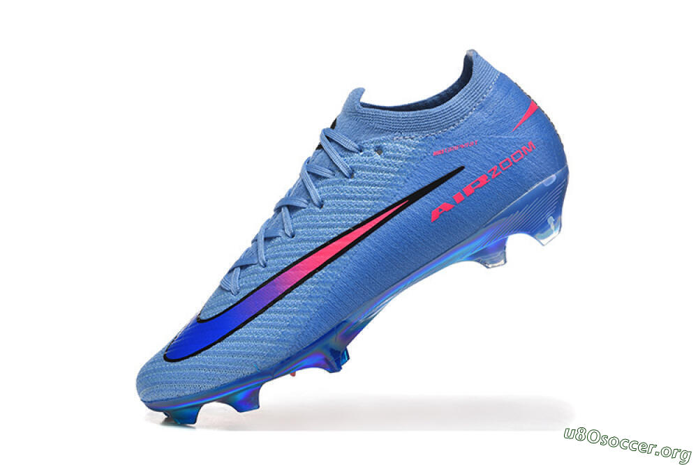 Nike Air Zoom Mercurial Vapor 16 Elite FG Football Boots - Blue/Electric Blue/Radiant Pink 8