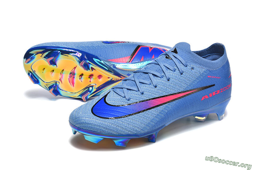 Nike Air Zoom Mercurial Vapor 16 Elite FG Football Boots - Blue/Electric Blue/Radiant Pink 0