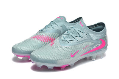 Nike Phantom 6 Low Elite FG Football Boots - Aqua/Bright Pink/Soft Gray