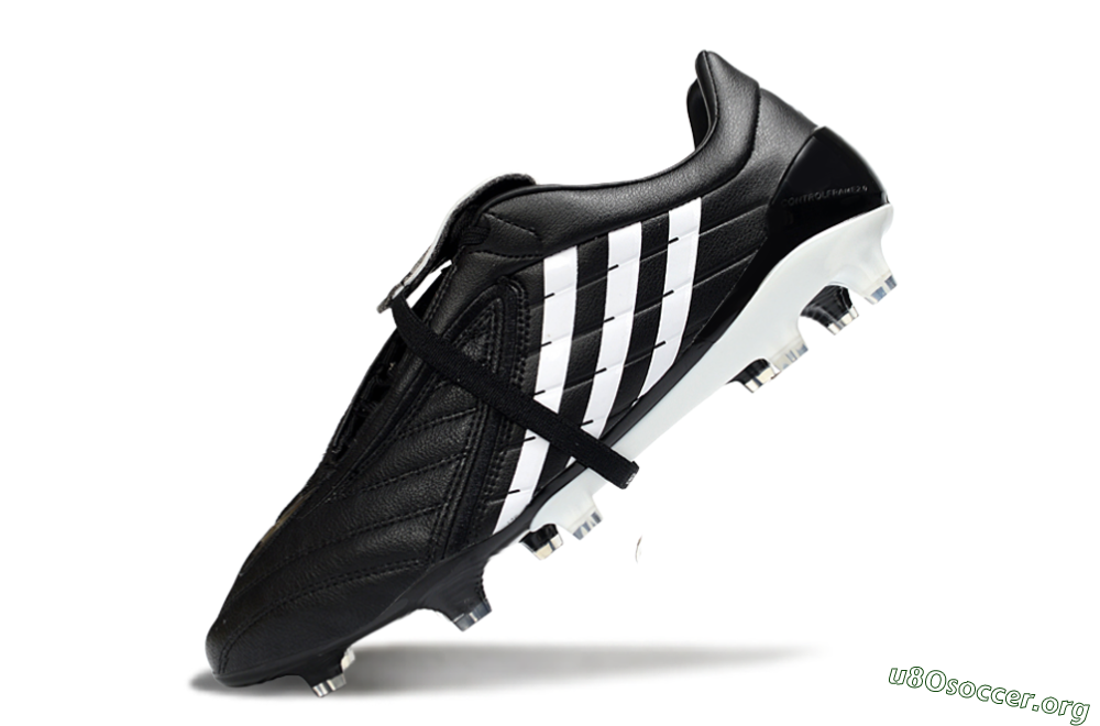 Adidas Predator Accelerator Elite Fold-Over Tongue FG Football Boots - Black/Classic Black/White Strike 5