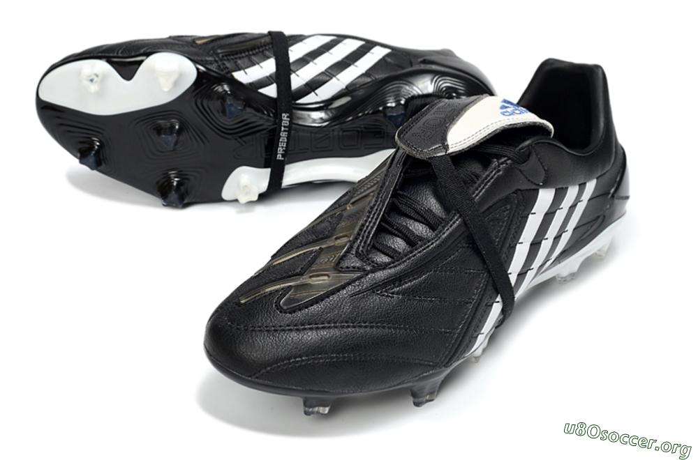 Adidas Predator Accelerator Elite Fold-Over Tongue FG Football Boots - Black/Classic Black/White Strike 0