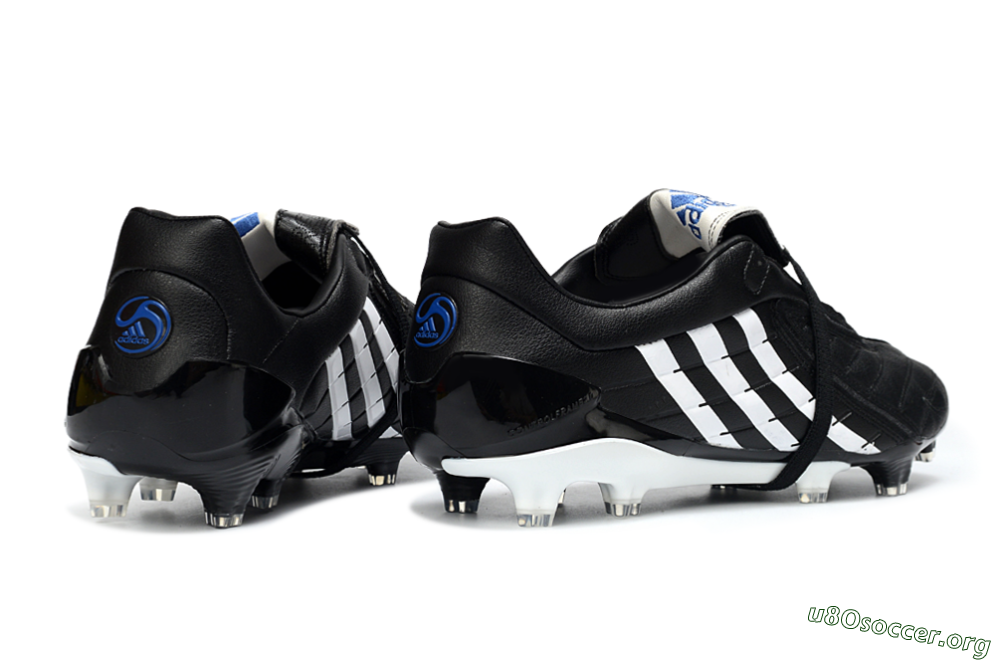 Adidas Predator Accelerator Elite Fold-Over Tongue FG Football Boots - Black/Classic Black/White Strike 6