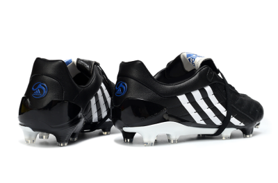 Adidas Predator Accelerator Elite Fold-Over Tongue FG Football Boots - Black/Classic Black/White Strike
