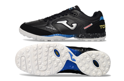 Joma Top Flex TF Football Shoes - Black/Electric Blue/Classic White