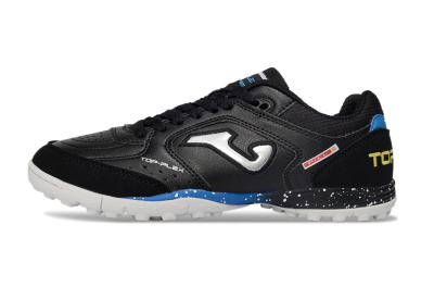Joma Top Flex TF Football Shoes - Black/Electric Blue/Classic White