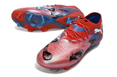 Puma Future 8 Ultimate FG Football Boots - Red/Electric Blue/Fiery Red