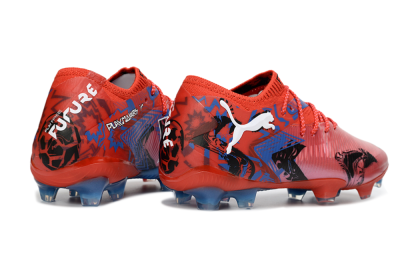 Puma Future 8 Ultimate FG Football Boots - Red/Electric Blue/Fiery Red
