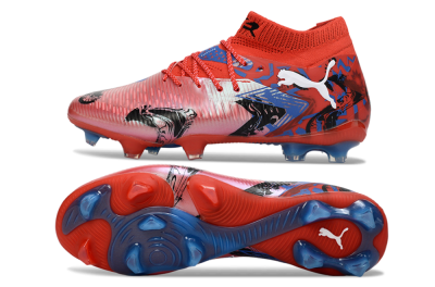 Puma Future 8 Ultimate FG Football Boots - Red/Electric Blue/Black