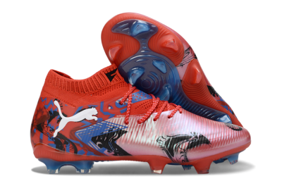 Puma Future 8 Ultimate FG Football Boots - Red/Electric Blue/Black
