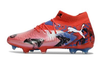 Puma Future 8 Ultimate FG Football Boots - Red/Electric Blue/Black