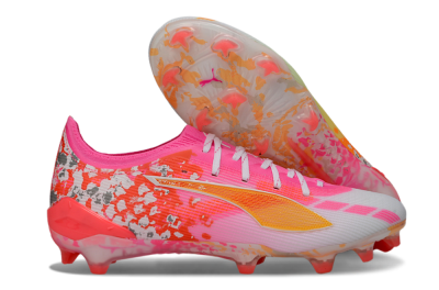 Puma Ultra Ultimate FG Football Boots - Orange/Flamingo Pink/Golden Yellow