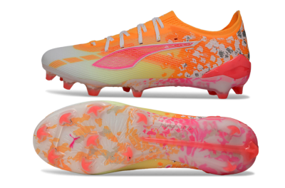 Puma Ultra Ultimate FG Football Boots - Orange/Flamingo Pink/Golden Yellow