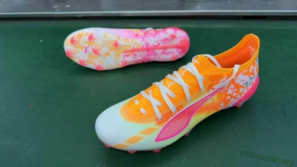 Puma Ultra Ultimate FG Football Boots - Orange/Flamingo Pink/Golden Yellow