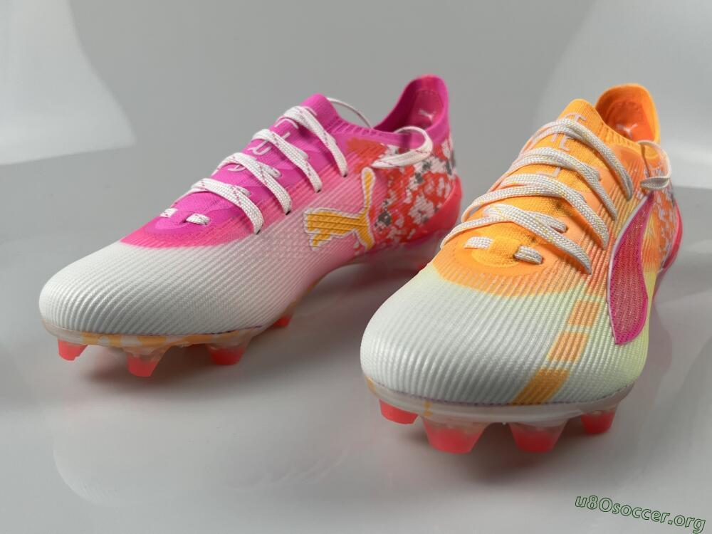 Puma Ultra Ultimate FG Football Boots - Orange/Flamingo Pink/Golden Yellow