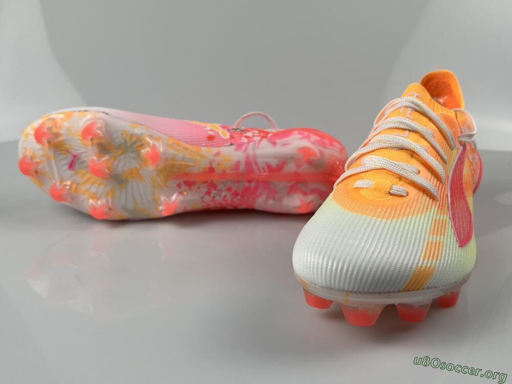 Puma Ultra Ultimate FG Football Boots - Orange/Flamingo Pink/Golden Yellow