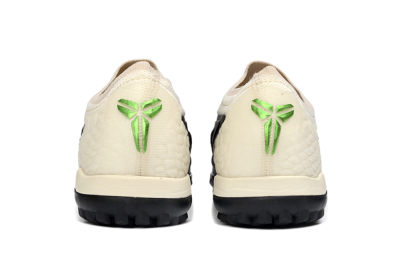 Nike Phantom 6 Low Elite TF Football Shoes - Black/Neon Green/Beige