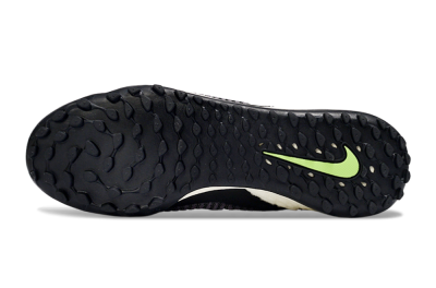 Nike Phantom 6 Low Elite TF Football Shoes - Black/Neon Green/Beige