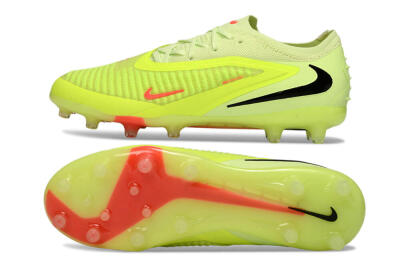 Nike Phantom 6 Low Elite AG Football Boots - Yellow/Neon Yellow/Coral Red