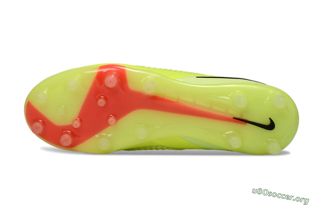 Nike Phantom 6 Low Elite AG Football Boots - Yellow/Neon Yellow/Coral Red 6