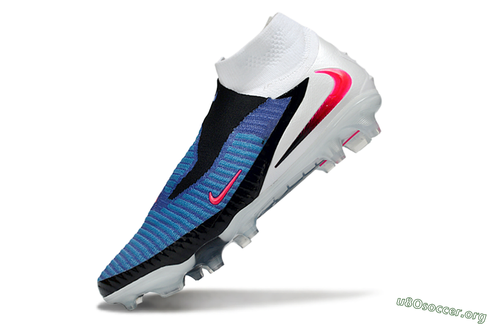 Nike Phantom 6 High Elite FG Football Boots - Blue/Electric Blue/Hot Pink 6