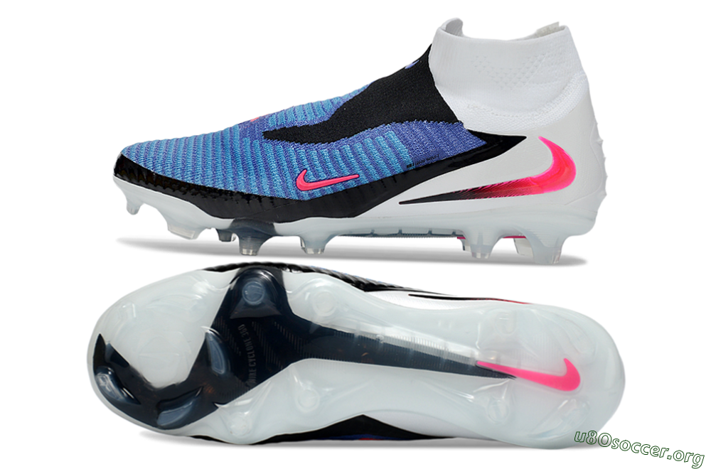 Nike Phantom 6 High Elite FG Football Boots - Blue/Electric Blue/Hot Pink 1