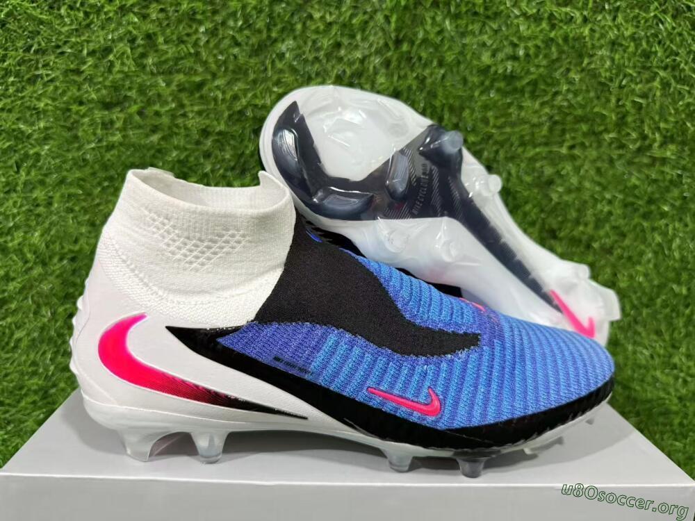 Nike Phantom 6 High Elite FG Football Boots - Blue/Electric Blue/Hot Pink