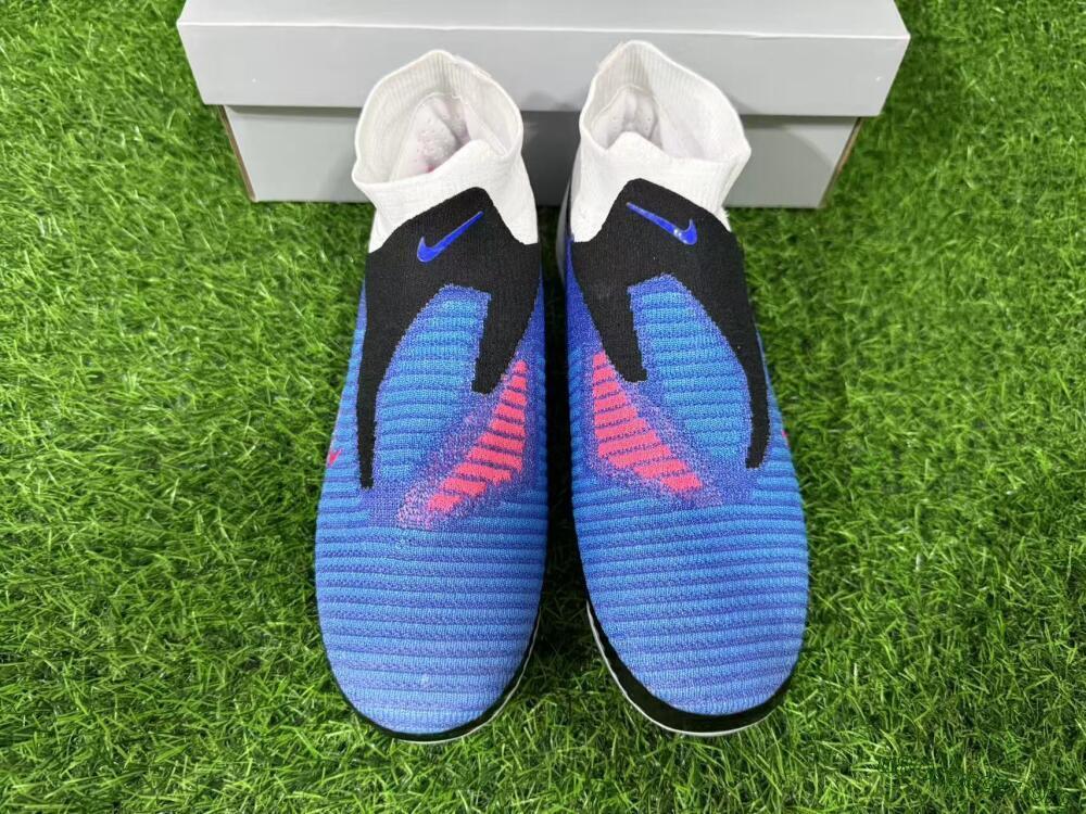Nike Phantom 6 High Elite FG Football Boots - Blue/Electric Blue/Hot Pink