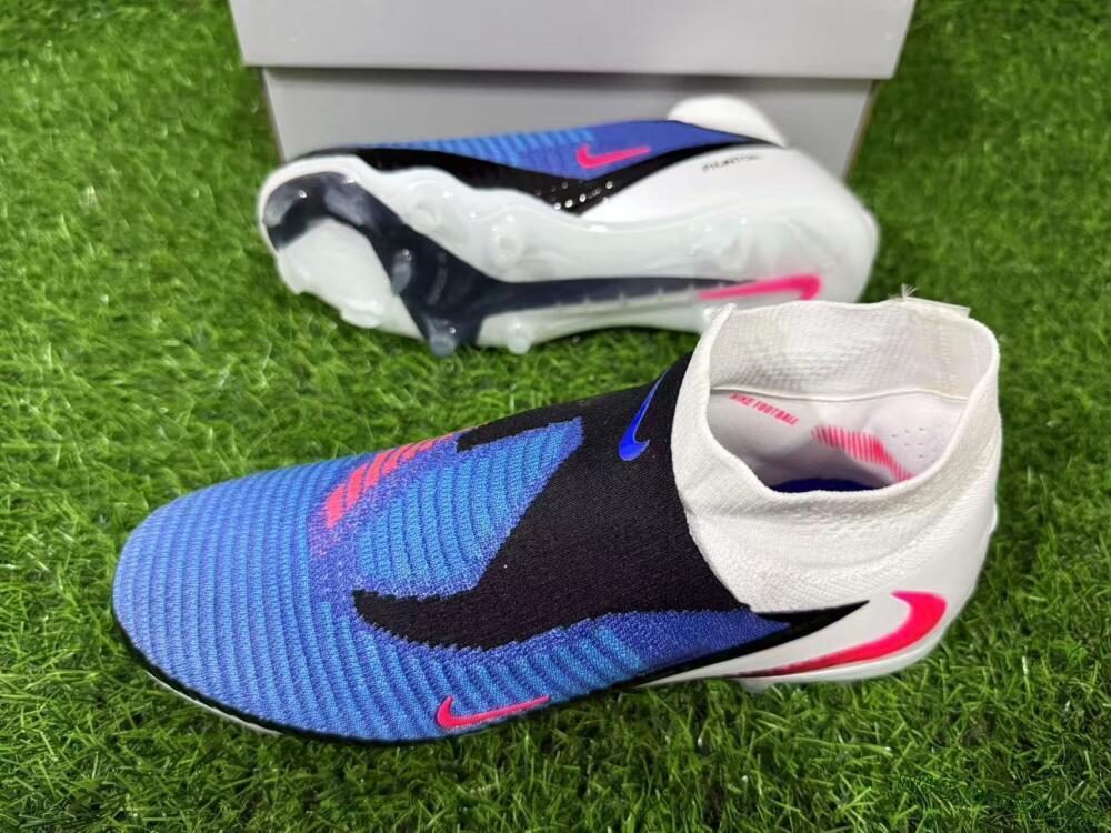 Nike Phantom 6 High Elite FG Football Boots - Blue/Electric Blue/Hot Pink