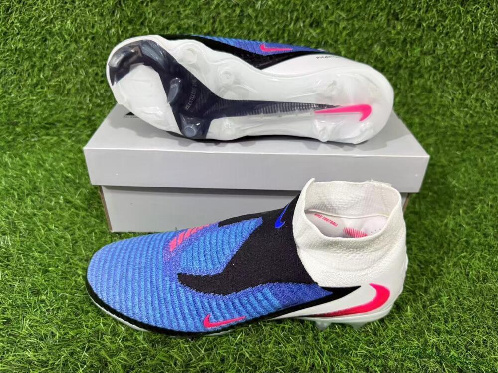 Nike Phantom 6 High Elite FG Football Boots - Blue/Electric Blue/Hot Pink