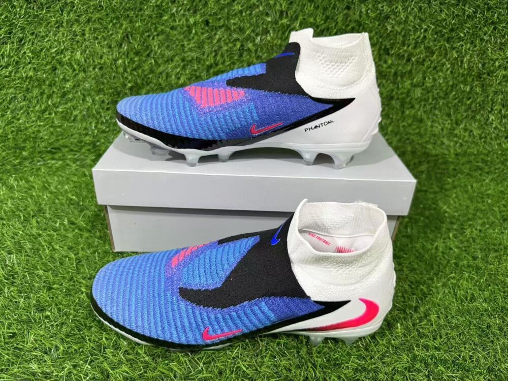 Nike Phantom 6 High Elite FG Football Boots - Blue/Electric Blue/Hot Pink