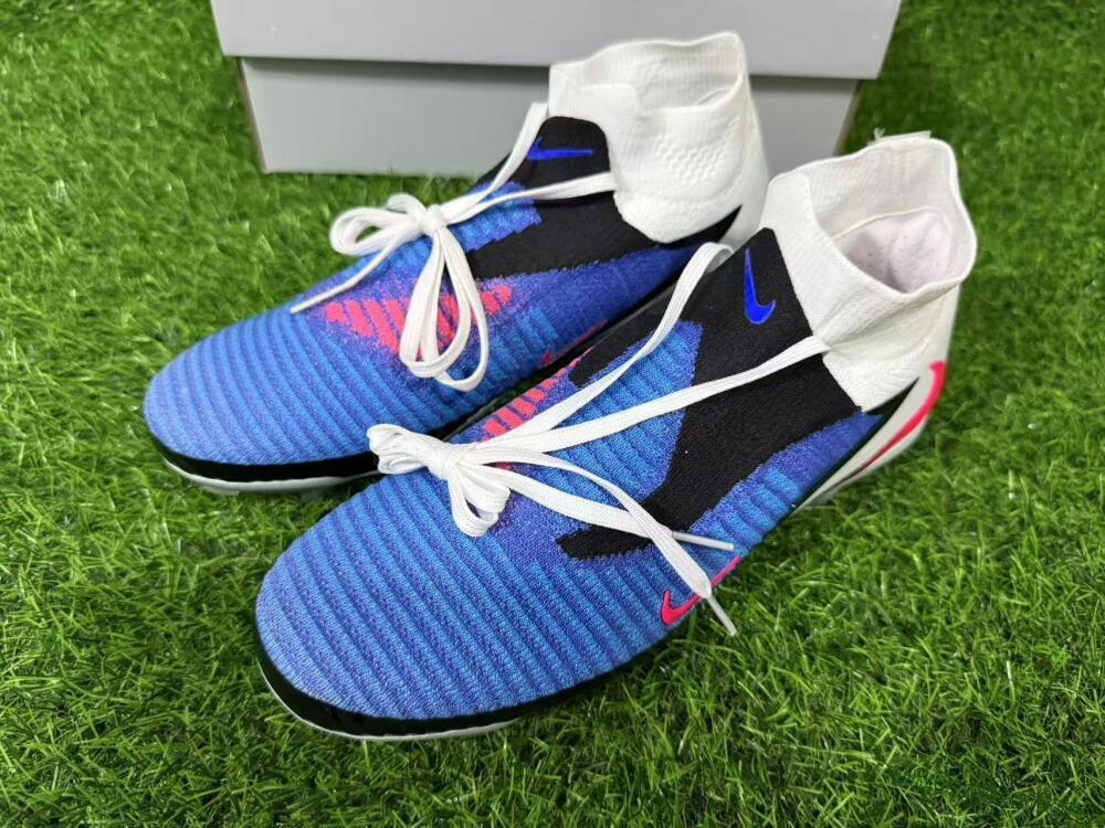 Nike Phantom 6 High Elite FG Football Boots - Blue/Electric Blue/Hot Pink