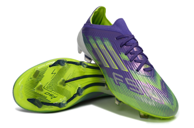 Adidas F50 Elite FG Football Boots - Purple/Lime Green/Electric Purple