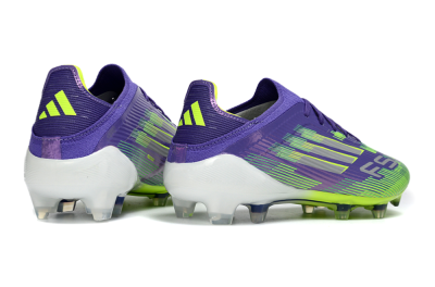 Adidas F50 Elite FG Football Boots - Purple/Lime Green/Electric Purple