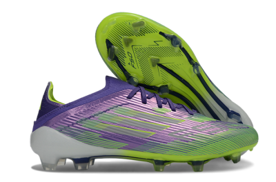 Adidas F50 Elite FG Football Boots - Purple/Lime Green/Electric Purple