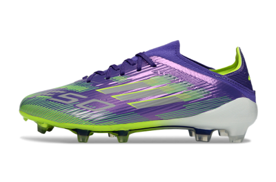 Adidas F50 Elite FG Football Boots - Purple/Lime Green/Electric Purple