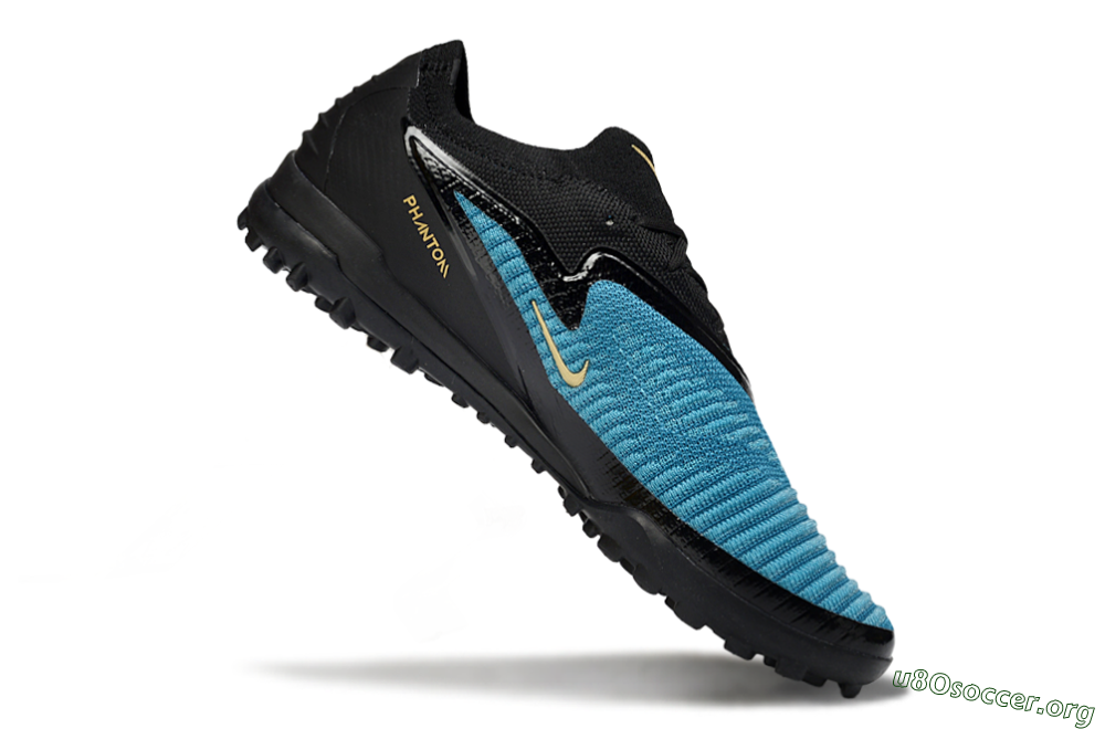 Nike Phantom 6 Low Elite TF Football Shoes - Teal/Midnight Black/Metallic Gold 4