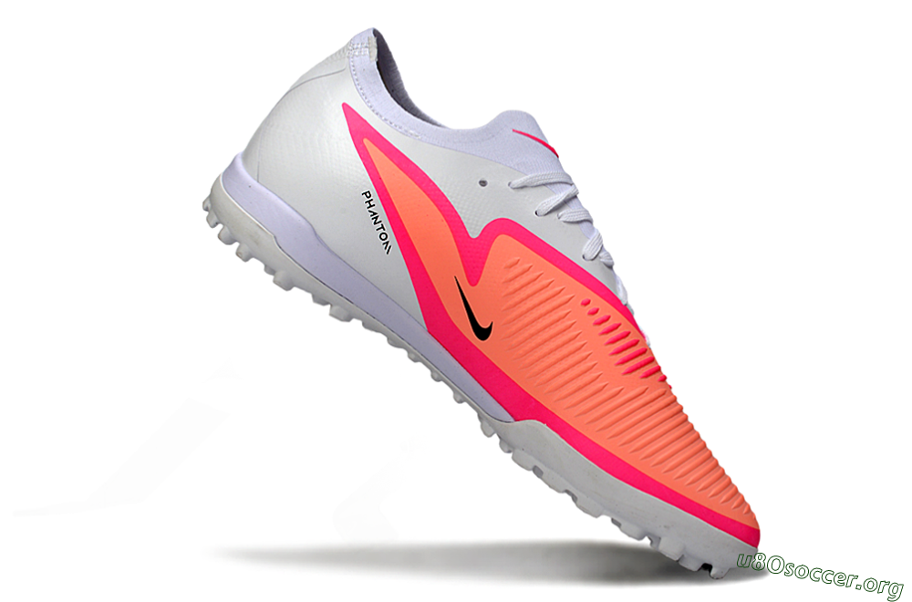 Nike Phantom 6 Low Elite TF Football Shoes - Pink/Vibrant Neon/Soft White 4
