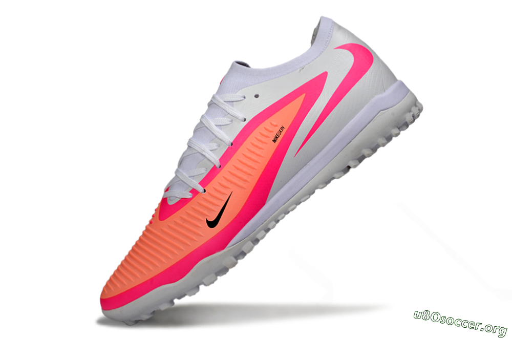 Nike Phantom 6 Low Elite TF Football Shoes - Pink/Vibrant Neon/Soft White 5