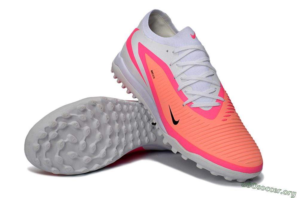 Nike Phantom 6 Low Elite TF Football Shoes - Pink/Vibrant Neon/Soft White 0