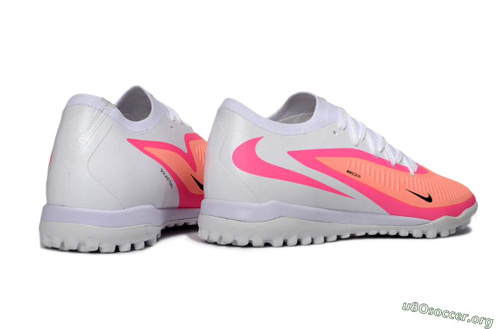 Nike Phantom 6 Low Elite TF Football Shoes - Pink/Vibrant Neon/Soft White 6