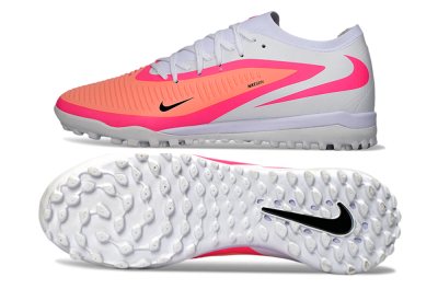 Nike Phantom 6 Low Elite TF Football Shoes - Pink/Vibrant Neon/Soft White