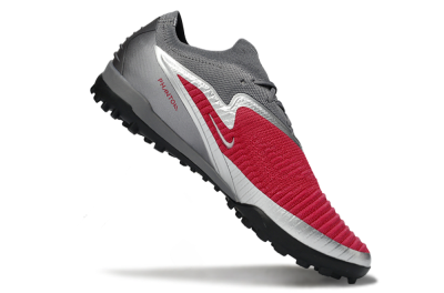 Nike Phantom 6 Low Elite TF Football Shoes - Red/Crimson Blaze/Grey Storm
