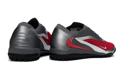 Nike Phantom 6 Low Elite TF Football Shoes - Red/Crimson Blaze/Grey Storm