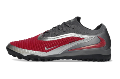 Nike Phantom 6 Low Elite TF Football Shoes - Red/Crimson Blaze/Grey Storm